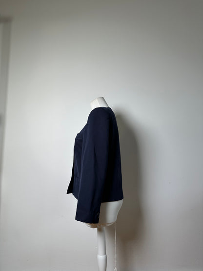 Vintage Dior Wool Jacket Navy S