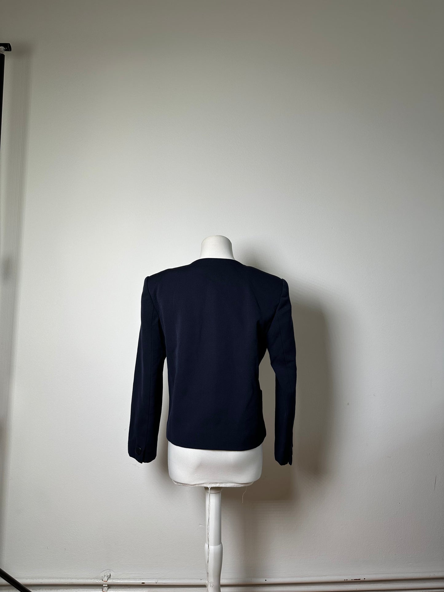 Vintage Dior Wool Jacket Navy S