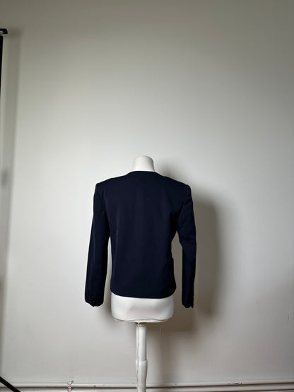 Vintage Dior Wool Jacket Navy S