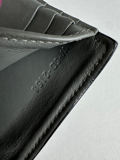 Vintage Celine Paris Envelope Card Holder Green Grey White