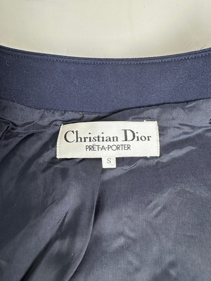 Vintage Dior Wool Jacket Navy S