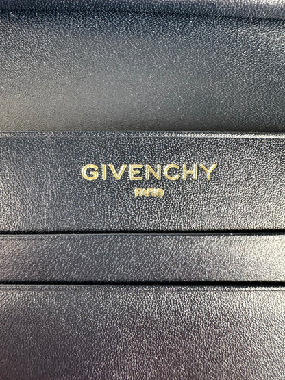 Vintage Givenchy Leather Logo Wallet Black