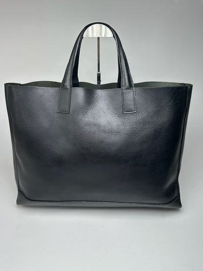 Vintage Issey Miyake Leather Shopper Black