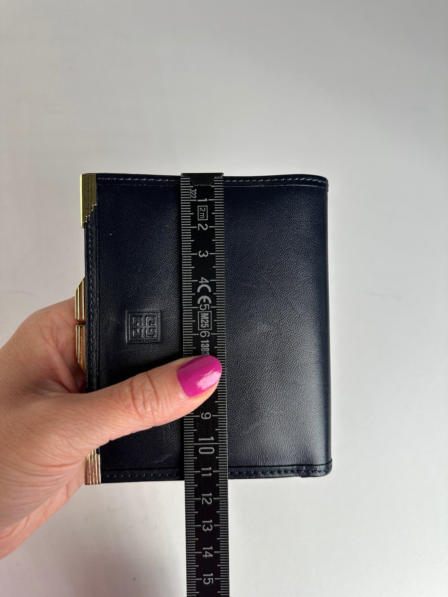 Vintage Givenchy Leather Logo Wallet Black