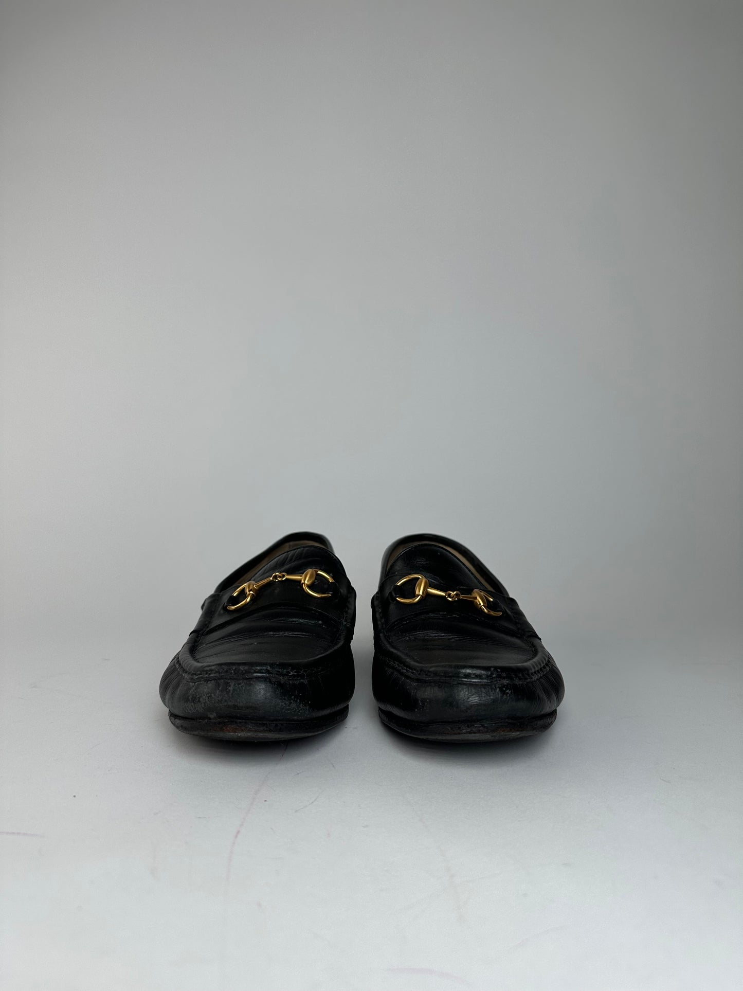 Vintage Gucci Leather Horsebit Loafer 37,5