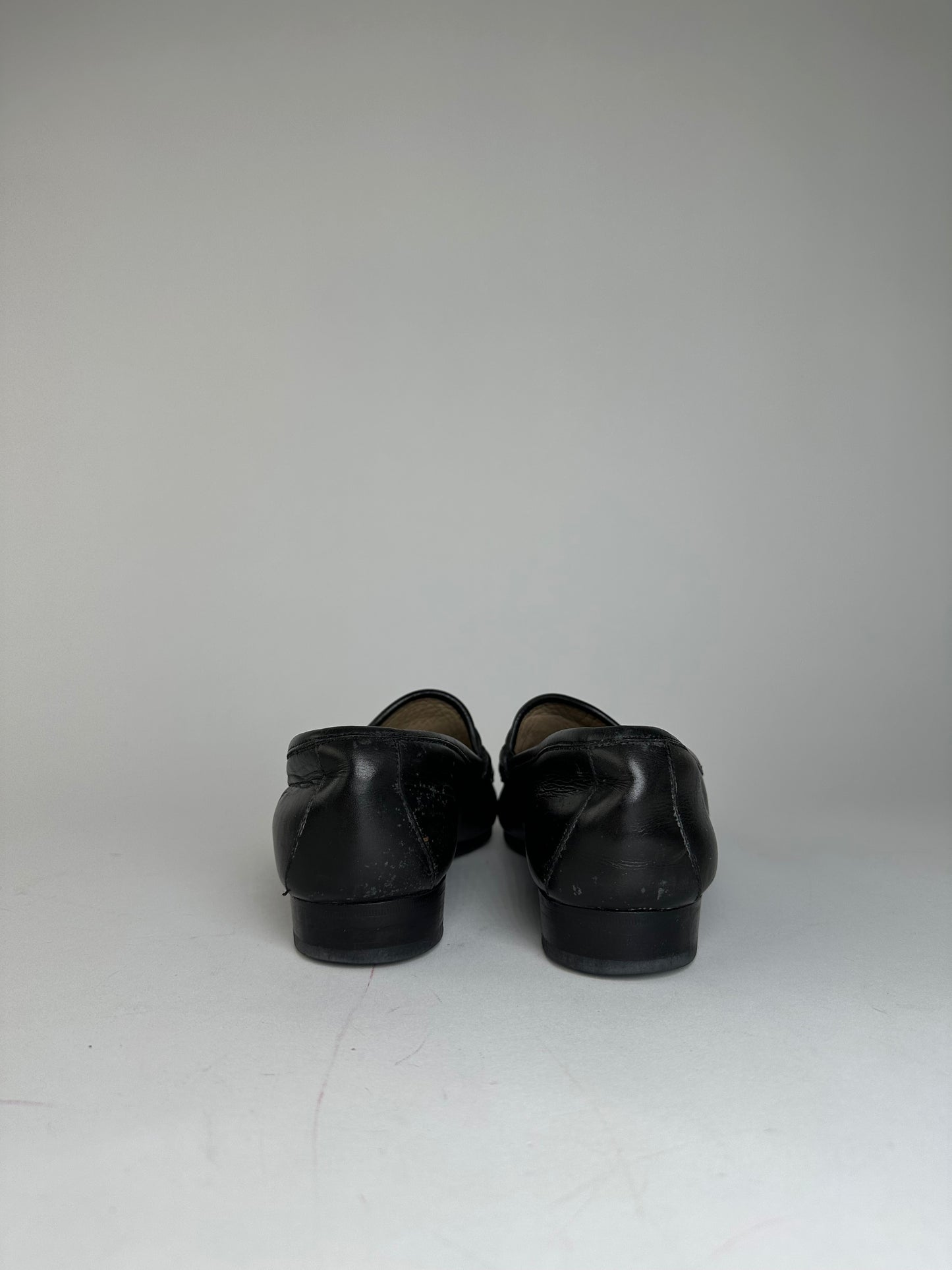 Vintage Gucci Leather Horsebit Loafer 37,5
