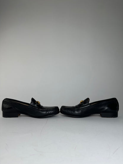 Vintage Gucci Leather Horsebit Loafer 37,5