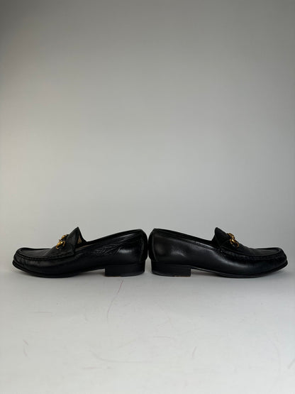 Vintage Gucci Leather Horsebit Loafer 37,5