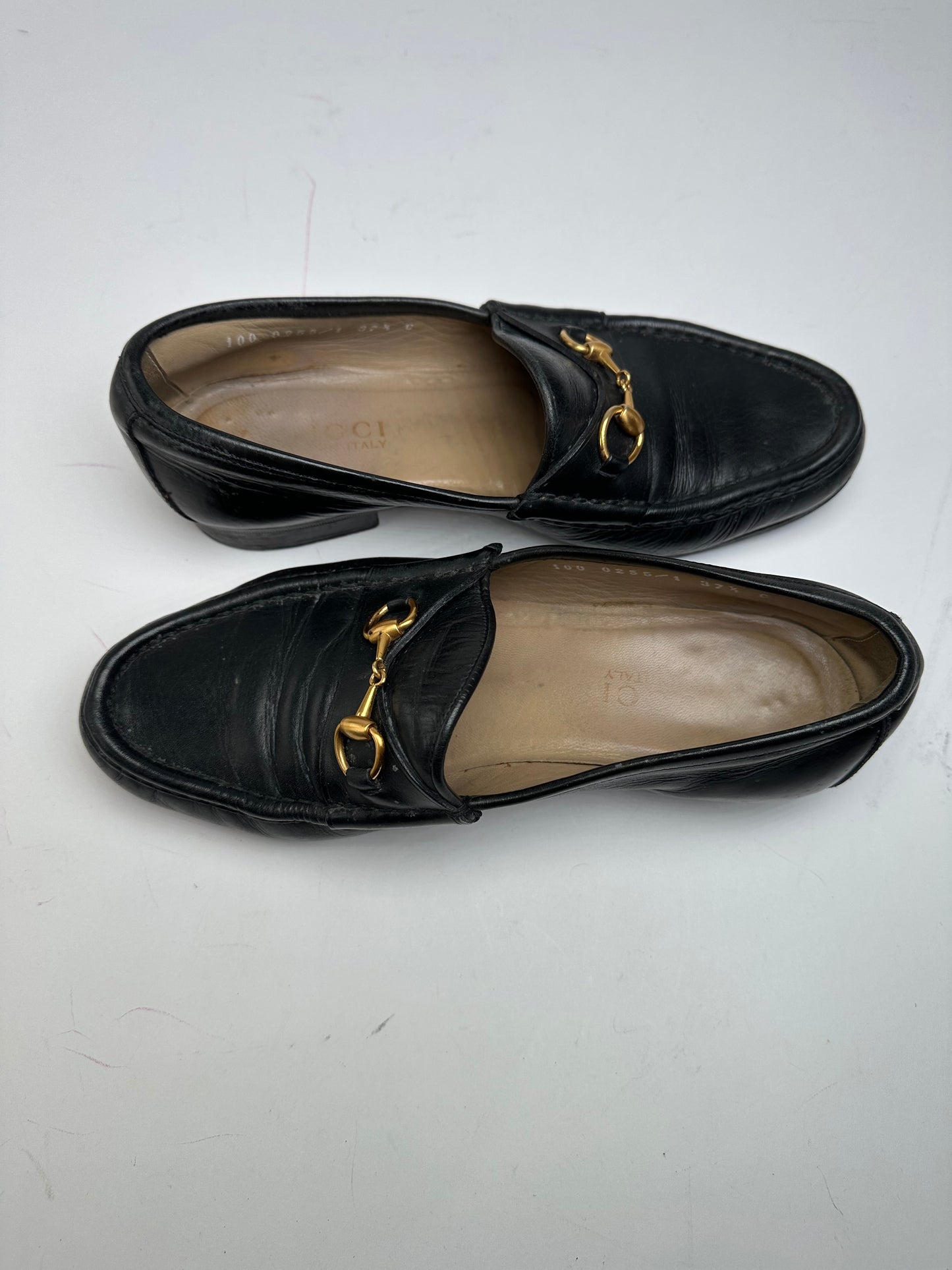 Vintage Gucci Leather Horsebit Loafer 37,5