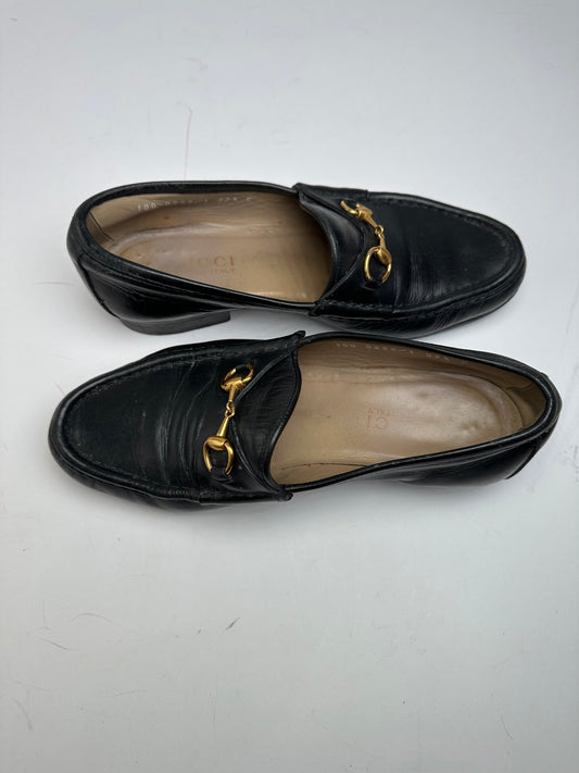 Vintage Gucci Leather Horsebit Loafer 37,5