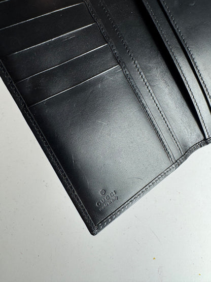 Vintage Gucci Leather Wallet Black