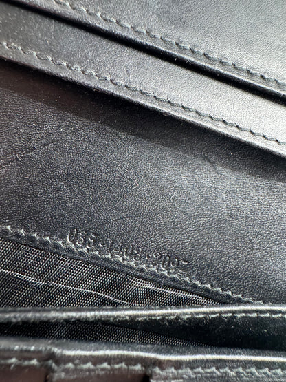 Vintage Gucci Leather Wallet Black
