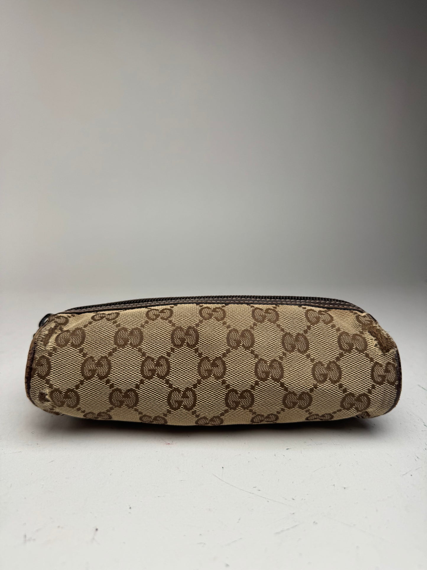 Petit sac Gucci Monogram vintage beige marron