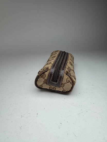 Petit sac Gucci Monogram vintage beige marron