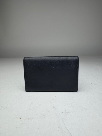 Vintage Givenchy Leather Card Holder Navy