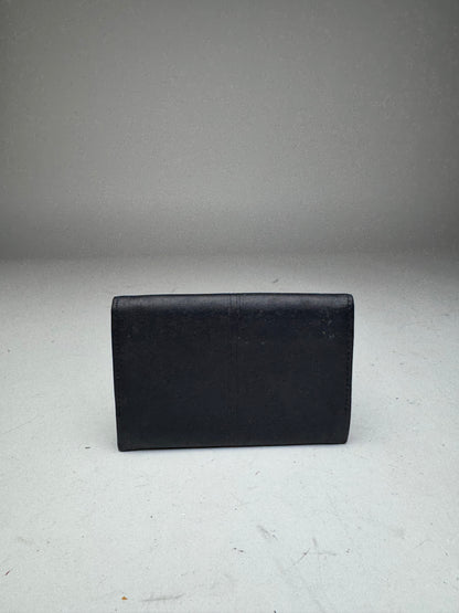 Vintage Givenchy Leather Card Holder Navy
