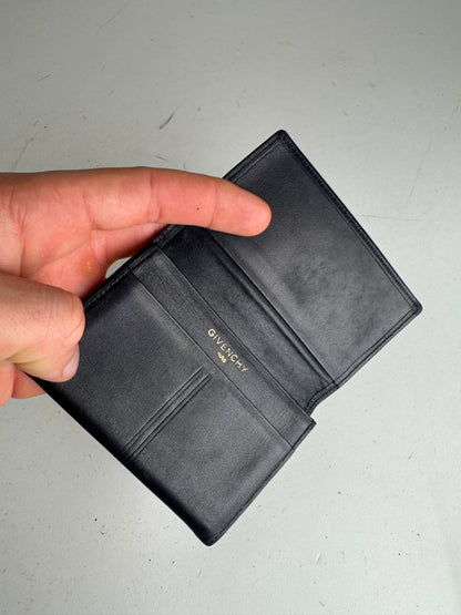 Vintage Givenchy Leather Card Holder Navy