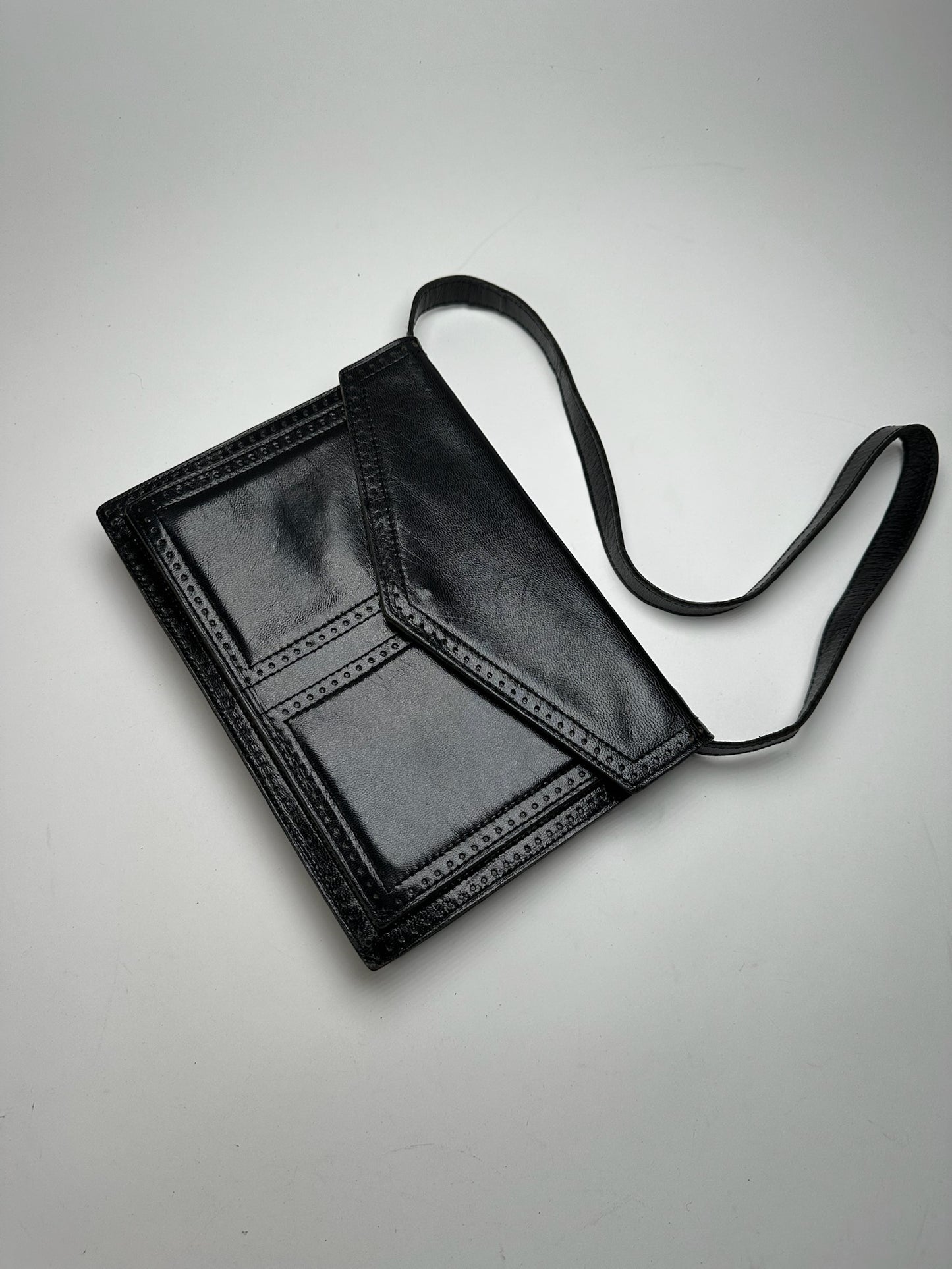 Vintage Yves Saint Laurent Leather Bag Black