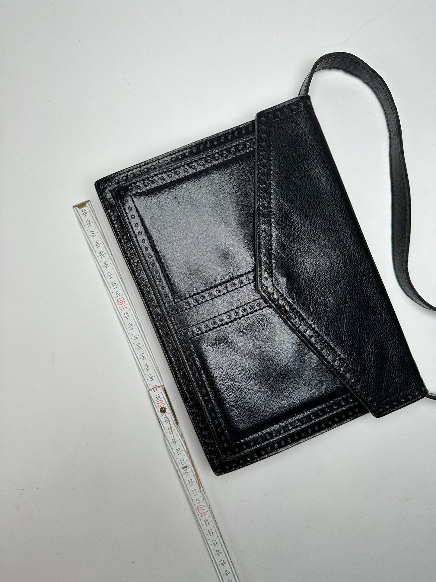 Vintage Yves Saint Laurent Leather Bag Black