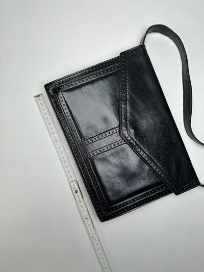 Vintage Yves Saint Laurent Leather Bag Black