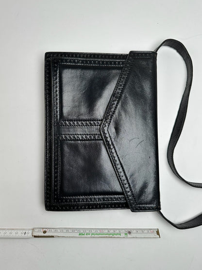 Vintage Yves Saint Laurent Leather Bag Black