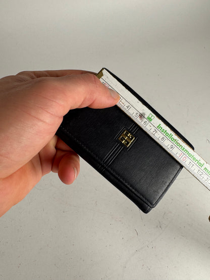 Vintage Givenchy Leather Card Holder Navy