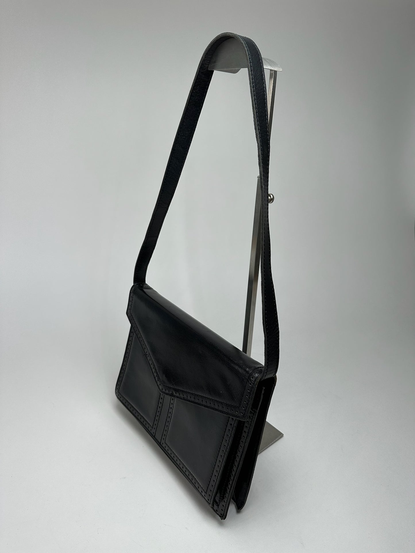 Vintage Yves Saint Laurent Leather Bag Black