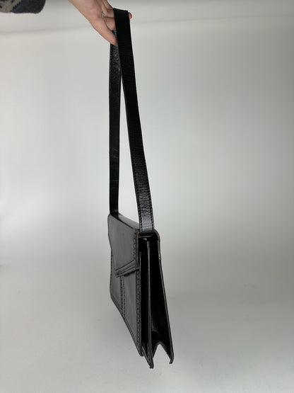 Vintage Yves Saint Laurent Leather Bag Black