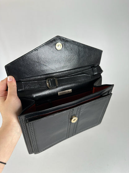 Vintage Yves Saint Laurent Leather Bag Black