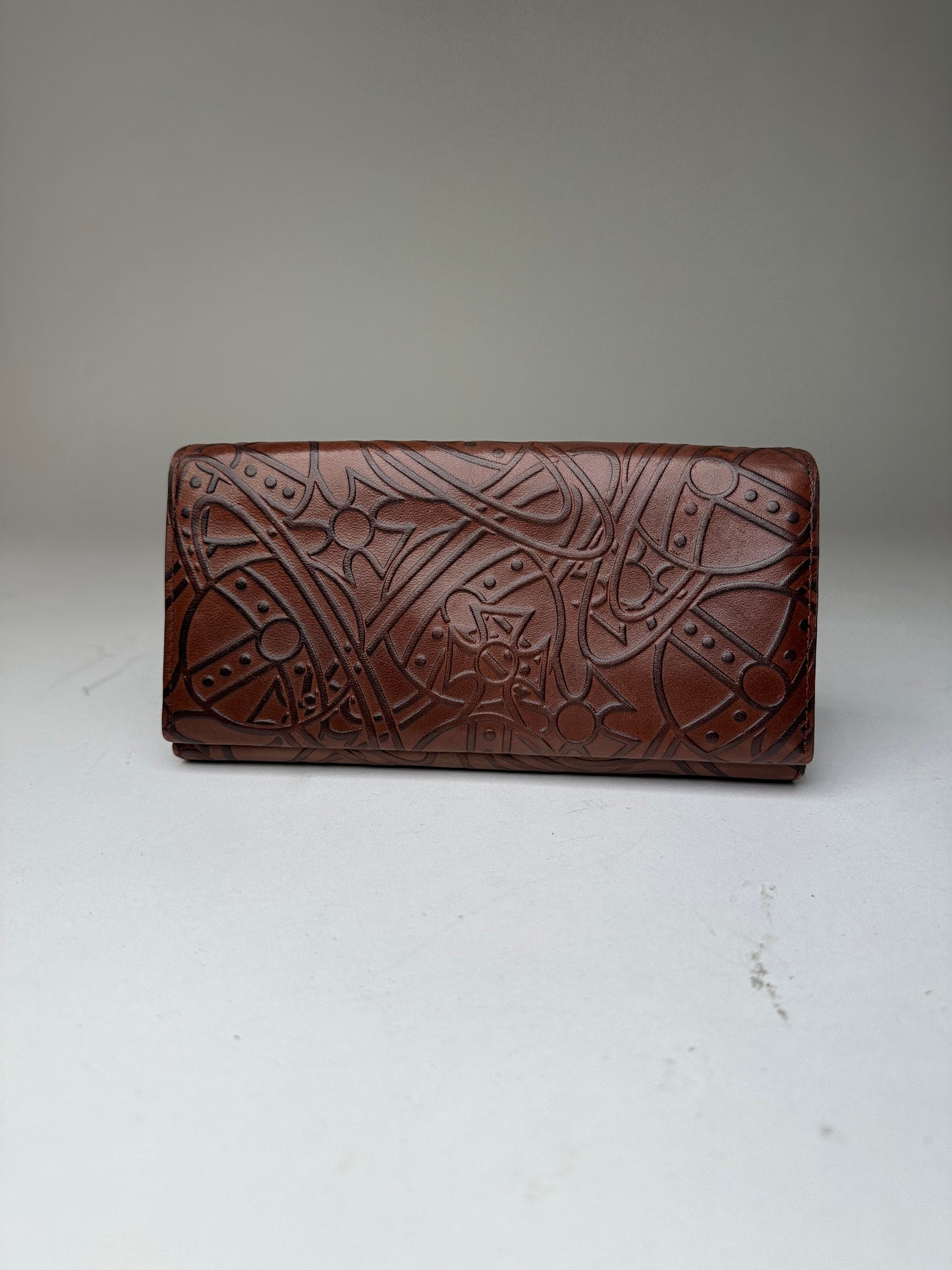 Vintage Vivienne Westwood Leather Wallet Brown