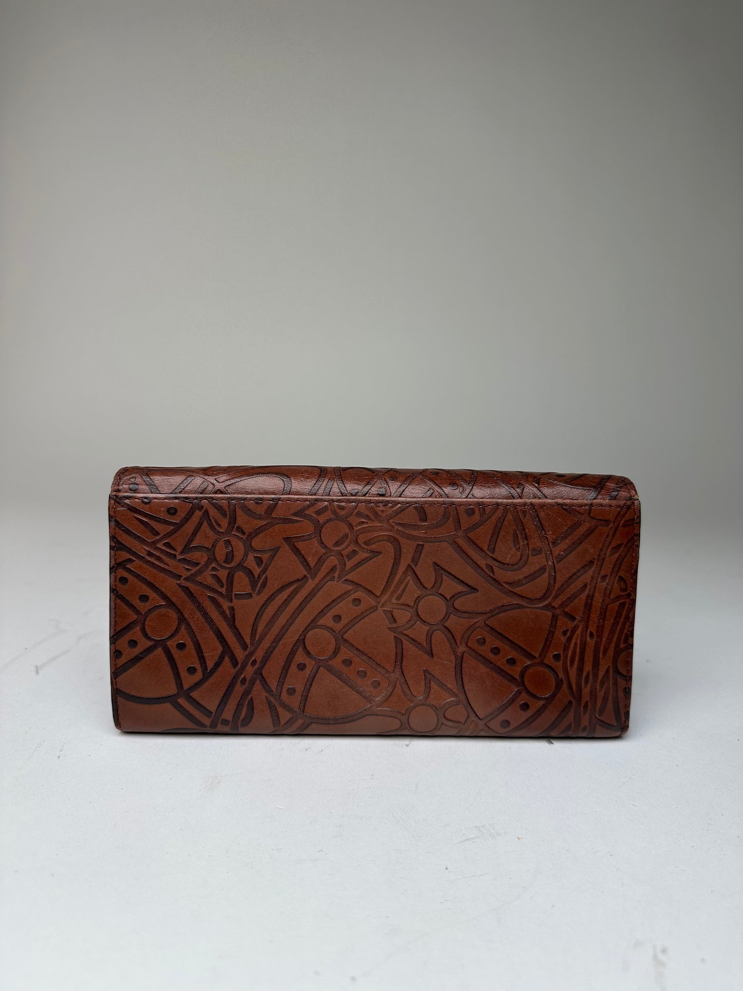 Vintage Vivienne Westwood Leather Wallet Brown