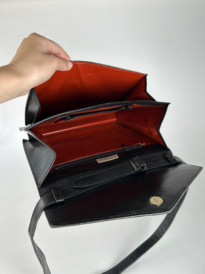 Vintage Yves Saint Laurent Leather Bag Black