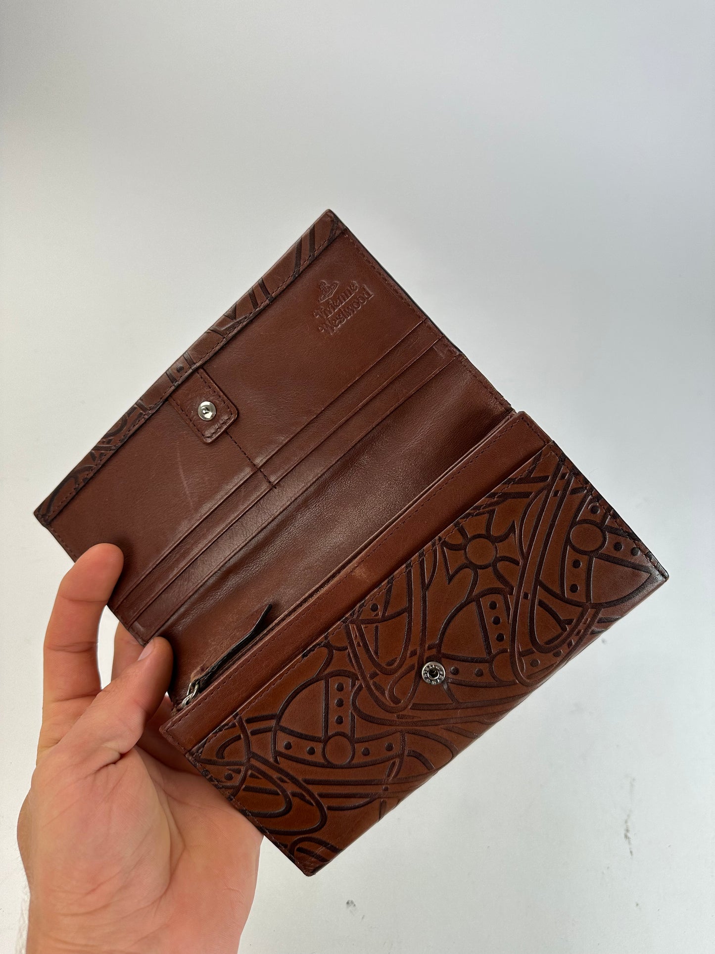 Vintage Vivienne Westwood Leather Wallet Brown