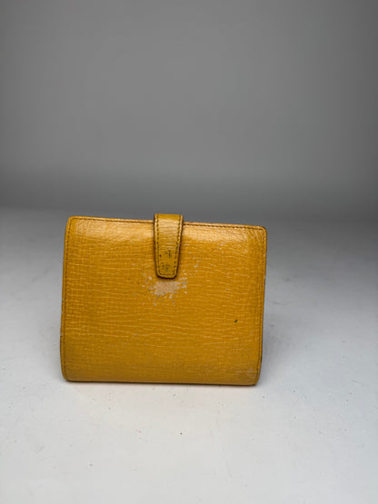 Vintage Loewe Madrid Leather Wallet yellow