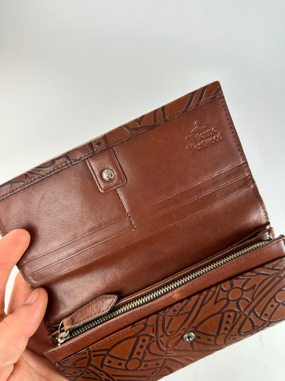 Vintage Vivienne Westwood Leather Wallet Brown