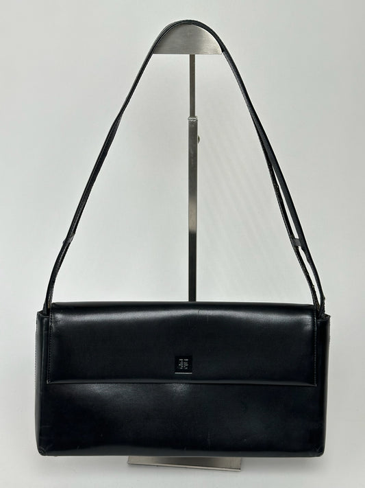 Vintage Givenchy Patent Leather 4G Bag Black