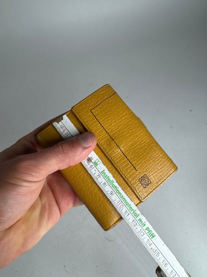 Vintage Loewe Madrid Leather Wallet yellow