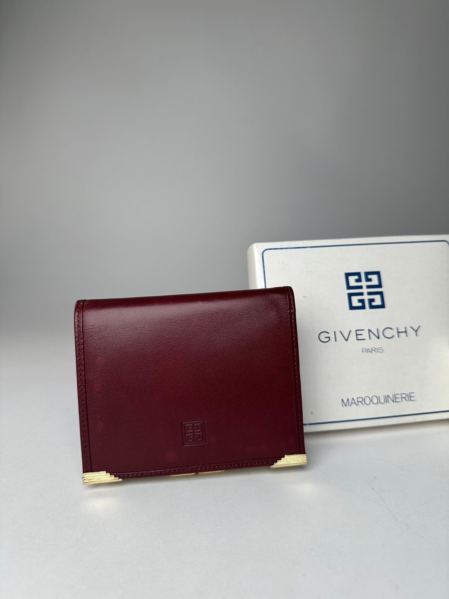 Vintage Givenchy Leather Wallet Purple