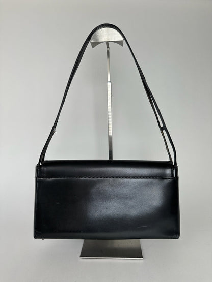 Vintage Givenchy Patent Leather 4G Bag Black