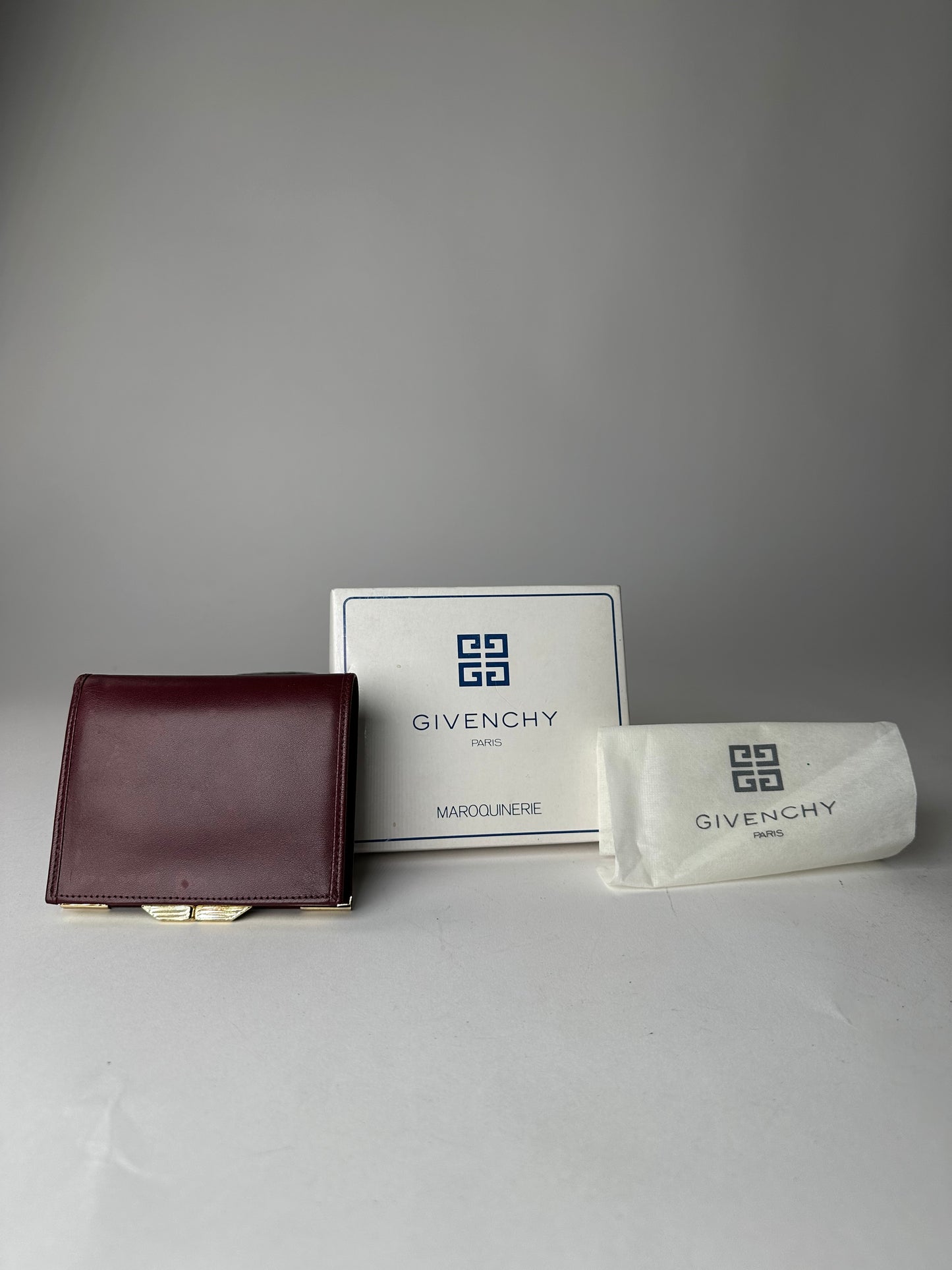 Vintage Givenchy Leather Wallet Purple