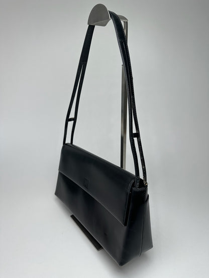 Vintage Givenchy Patent Leather 4G Bag Black