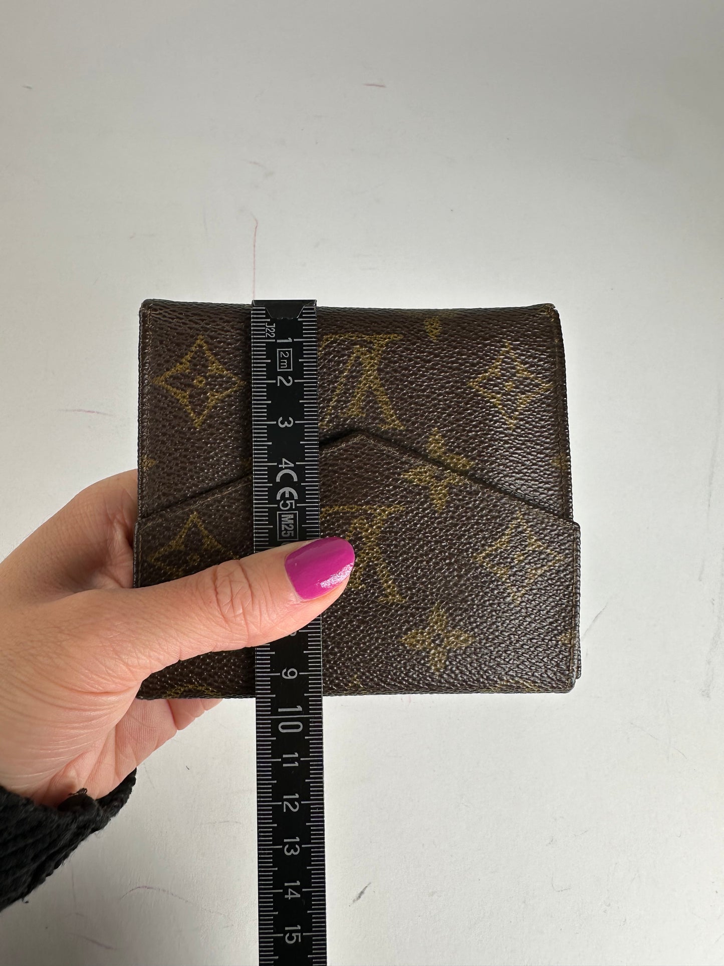Vintage Louis Vuitton Monogram Leather Wallet Brown
