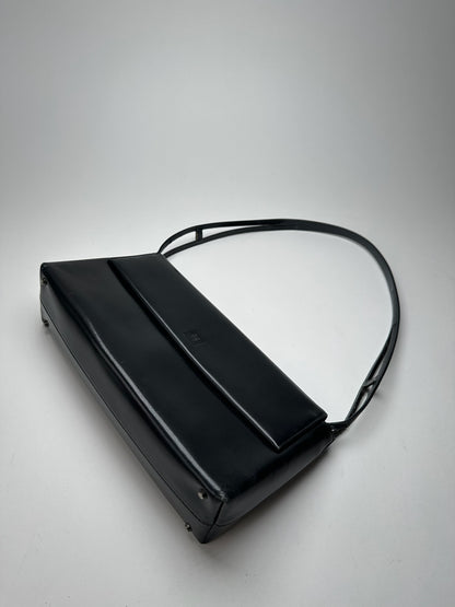 Vintage Givenchy Patent Leather 4G Bag Black