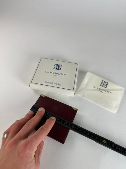 Vintage Givenchy Leather Wallet Purple