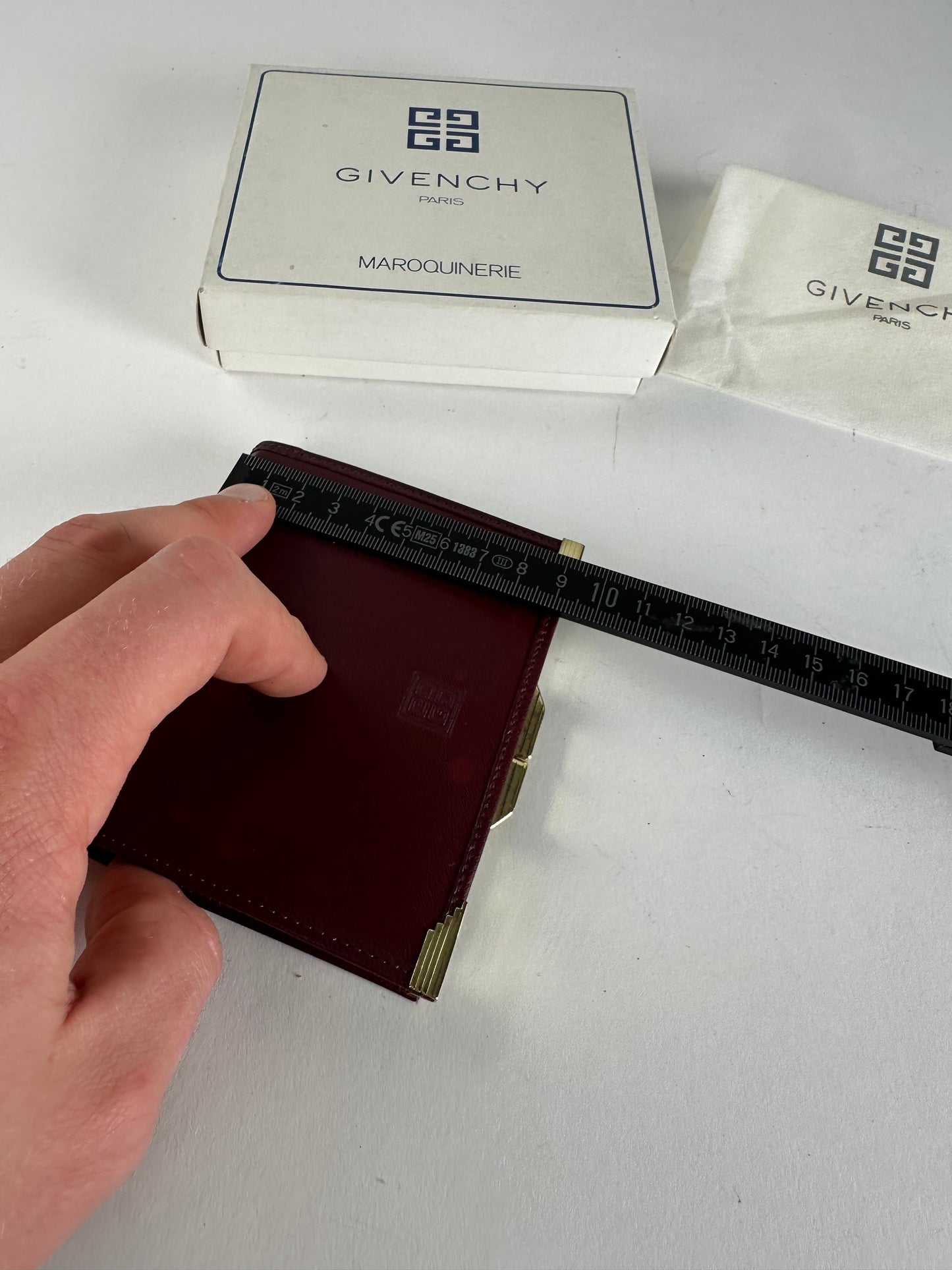 Vintage Givenchy Leather Wallet Purple