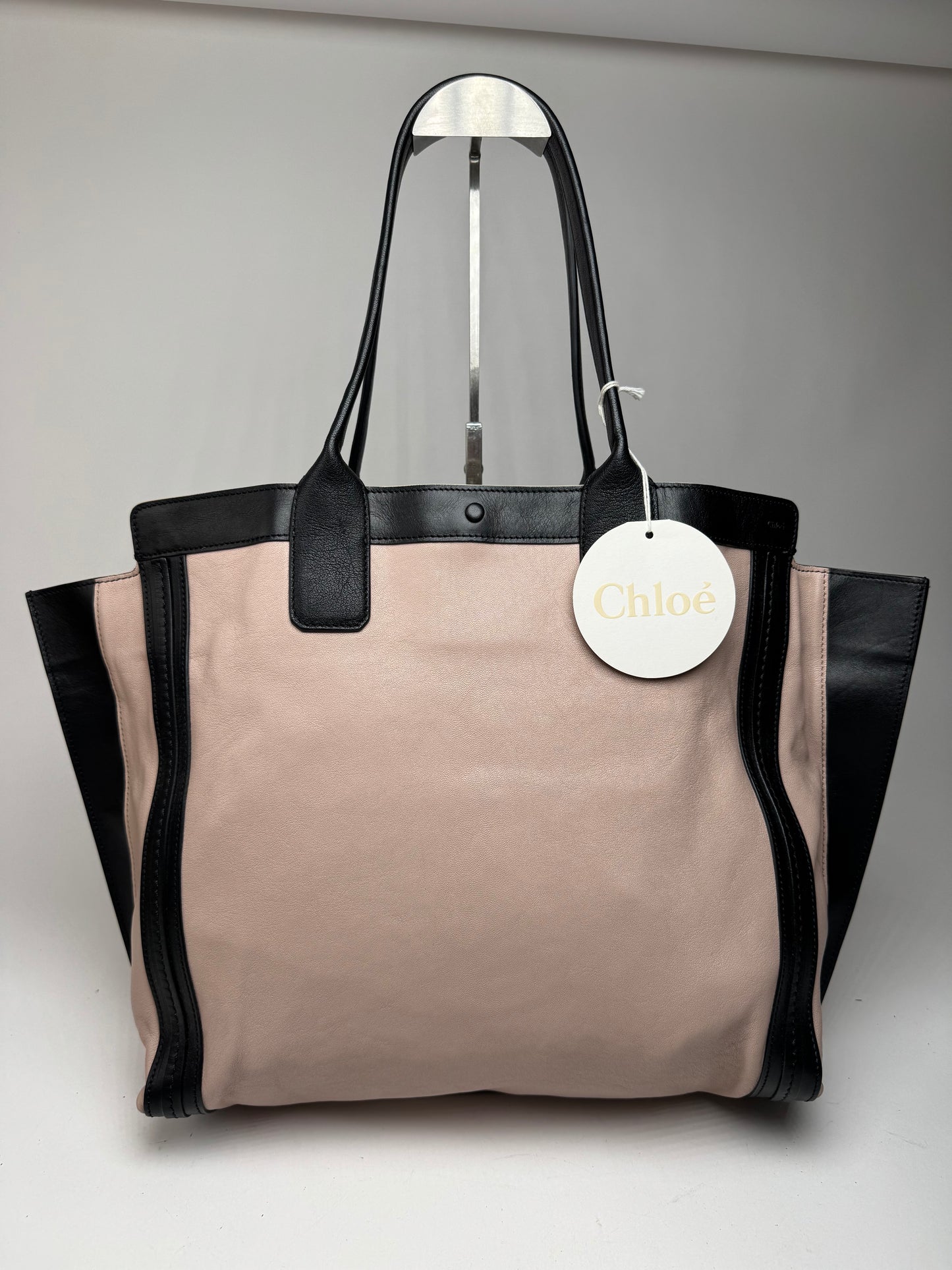 Vintage Chloe Leather Bag black pink