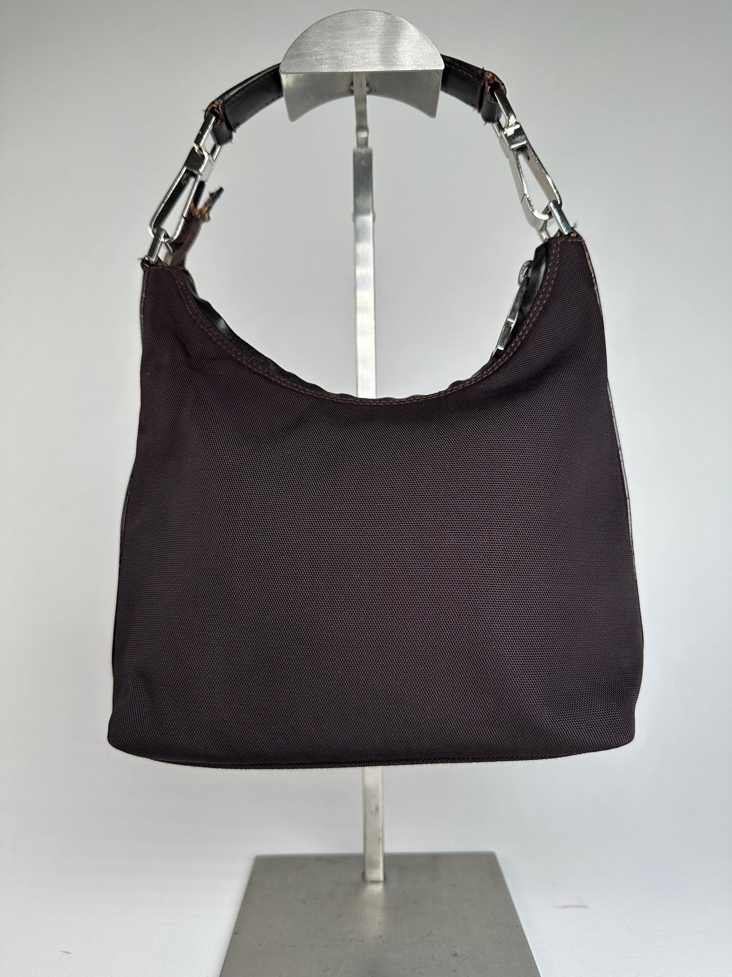 Vintage Gucci Hobo Bag Dark Brown / Black