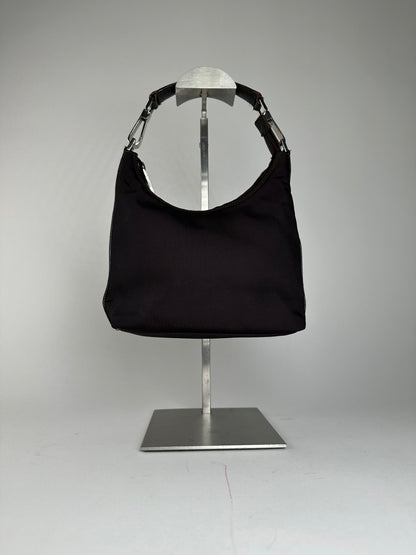 Vintage Gucci Hobo Bag Dark Brown / Black