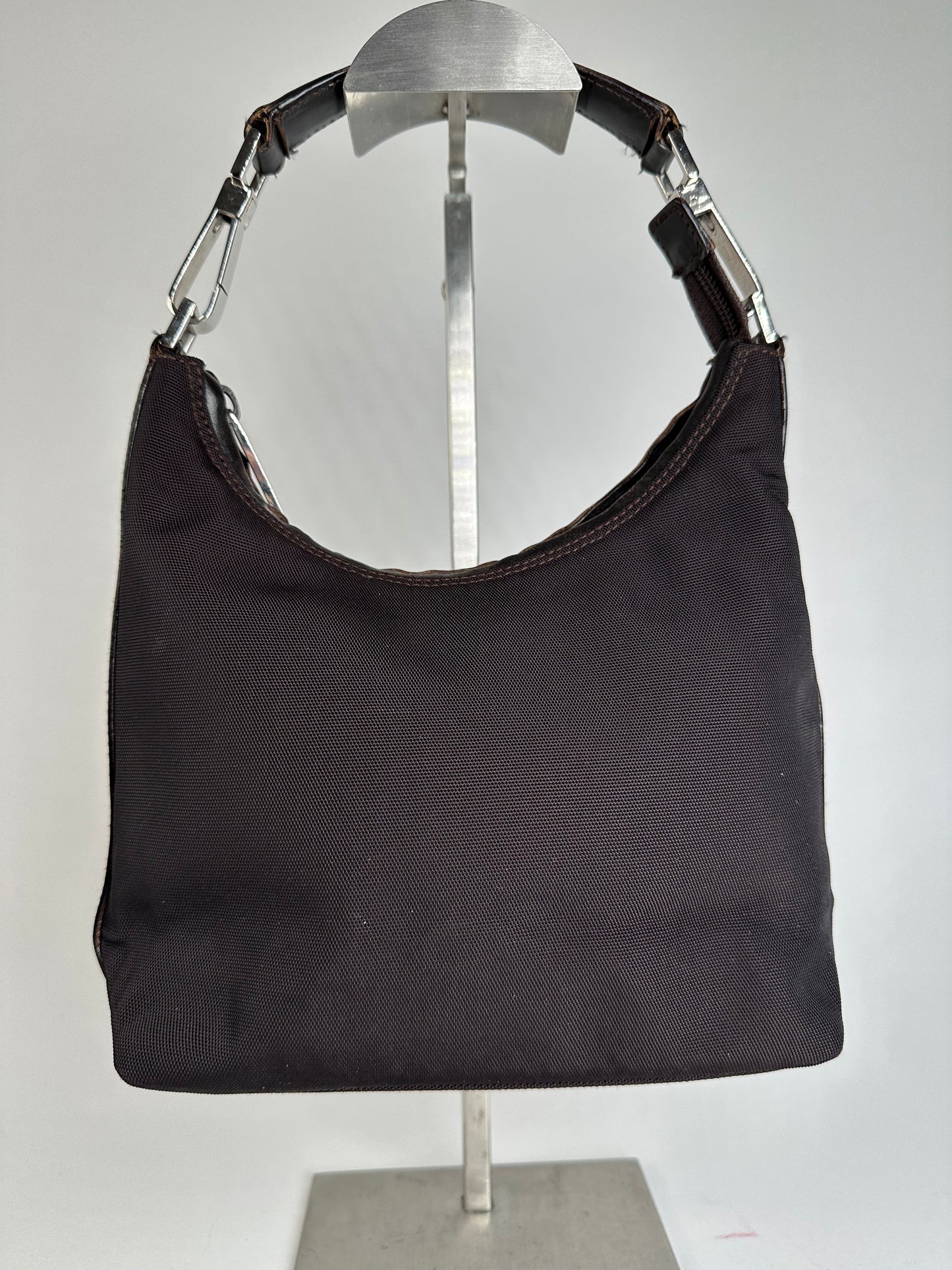 Vintage Gucci Hobo Bag Dark Brown / Black