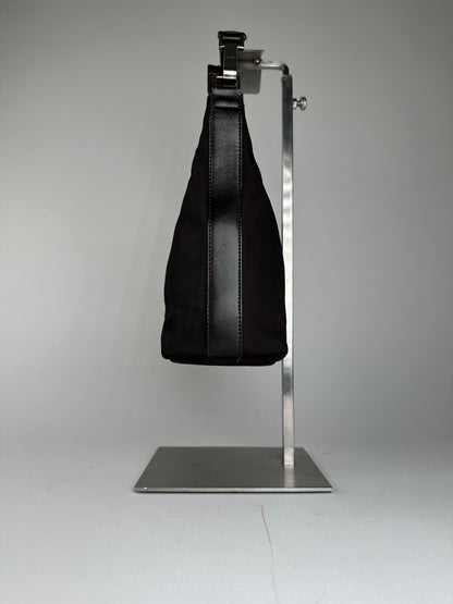 Vintage Gucci Hobo Bag Dark Brown / Black